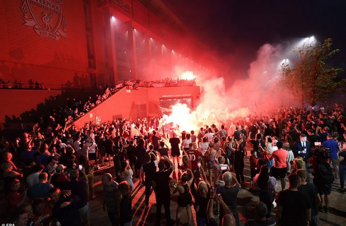 Please, celebrate in a safe way, Jurgen Klopp begs Liverpool fans to stop their huge city centre gatherings