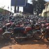 Over 200 motorcycles impounded, passengers arrested