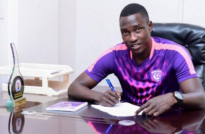 Satro Edward has joined Wakiso Giants on three year deal