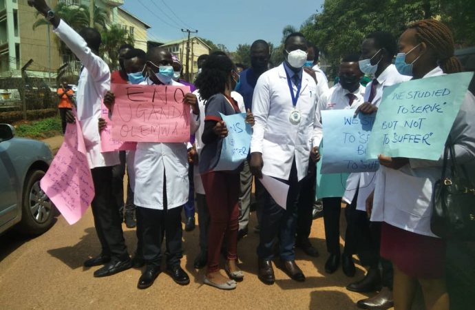 MEDICAL DOCTORS BURRED FROM ACCESSING PARLIAMENT TODAY.