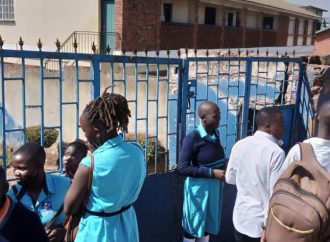 PADLOCK ON SCHOOL GATE FOR FAILED RENT FEES PAYMENT..