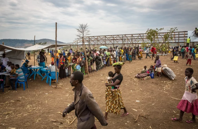 OVER 2000 CONGOLESE HAVE CROSSED INTO UGANDA.