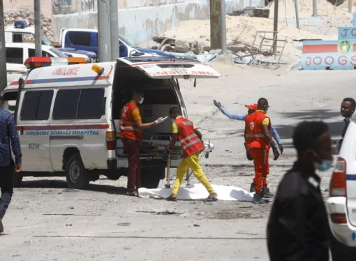 AL-SHABAB SUICIDE BOMB IN SOMALIA TARGETS DELEGATES.