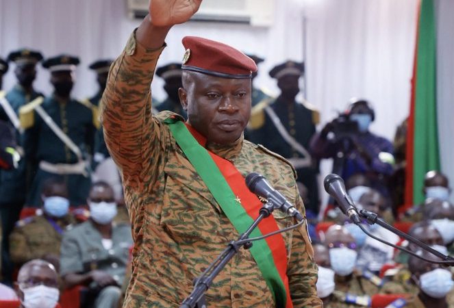 COUP LEADER NAMED PRESIDENT IN BURKINA FASO.