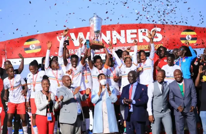 UGANDA WOMEN’S NATIONAL FOOTBALL TEAM WINS CECAFA.