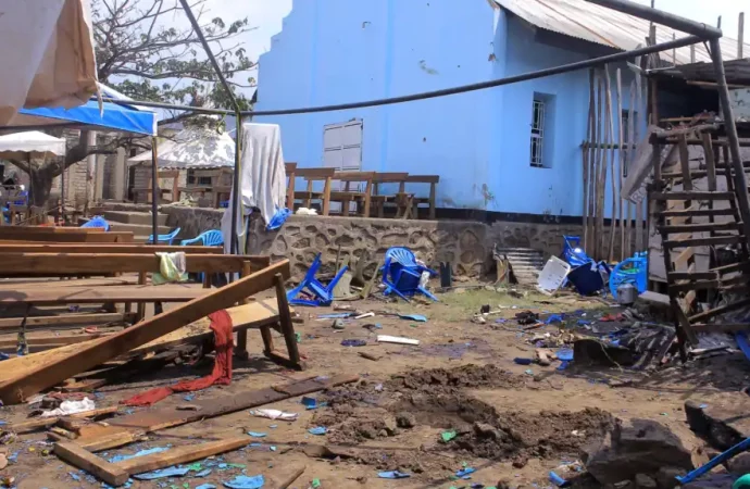 Tight Security At Uganda Boarder After DRC Church Bombing.