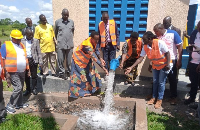 Arua Receives Clean and Safe Water From Government.