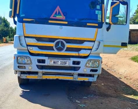 Truck Falls Off Karuma Bridge Into River.