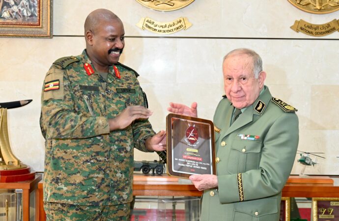 Gen Kainerugaba Strengthens Uganda-Algeria Military Ties